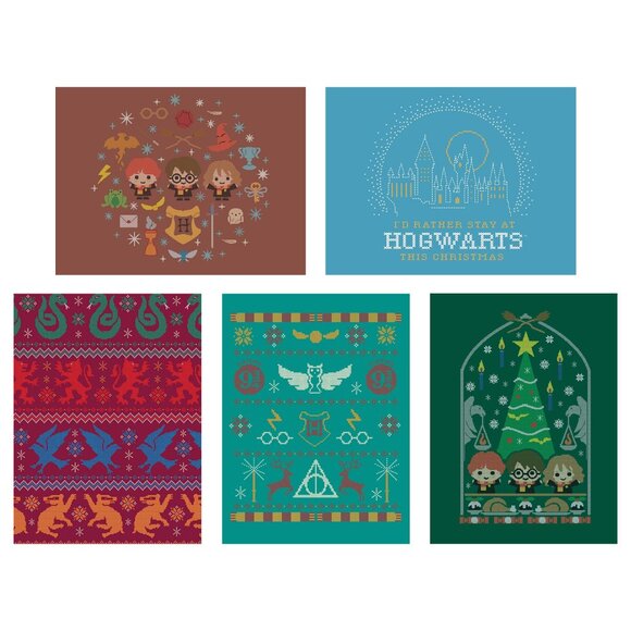 Harry Potter Christmas Sweater Blank Boxed Note Cards - Picture 3 of 5